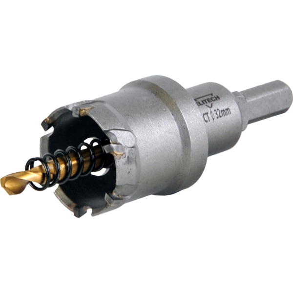 Коронка твердосплавная ELITECH по металлу 32мм   1820.138900