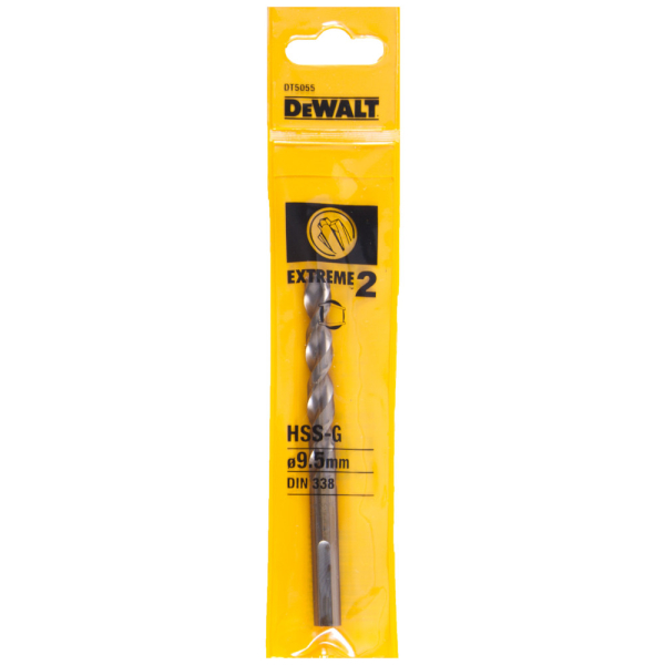 Сверло DEWALT по металлу  9,5*125   DT 5055    (1шт в упак)