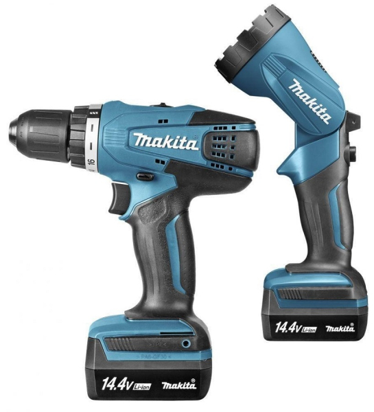 Дрель аккумуляторная Makita DF 347 DWLE Li-ion