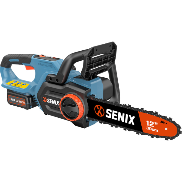 Пила цепная аккумуляторная SENIX CSX2-M-EU, 1акб, зу