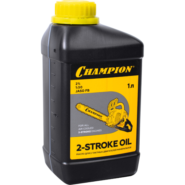 Масло CHAMPION 2-х тактное минеральное JASO FB 1л     952831