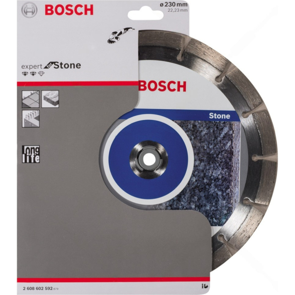 Диск алмазный BOSCH Stone 230*22.2 сегмент   2.608.602.592