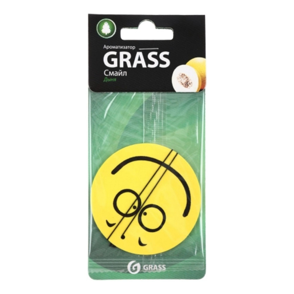 Ароматизатор картонный GRASS Смайл Дыня    ST-0399
