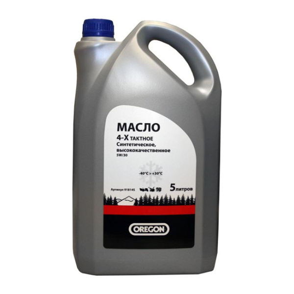 Масло Oregon 4-х тактное 5W30 зимнее 5 л     91814S