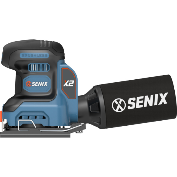 Шлифмашина вибрационная аккумуляторная SENIX  PSX2-M2-EU,X2 20V,1 акб и зу