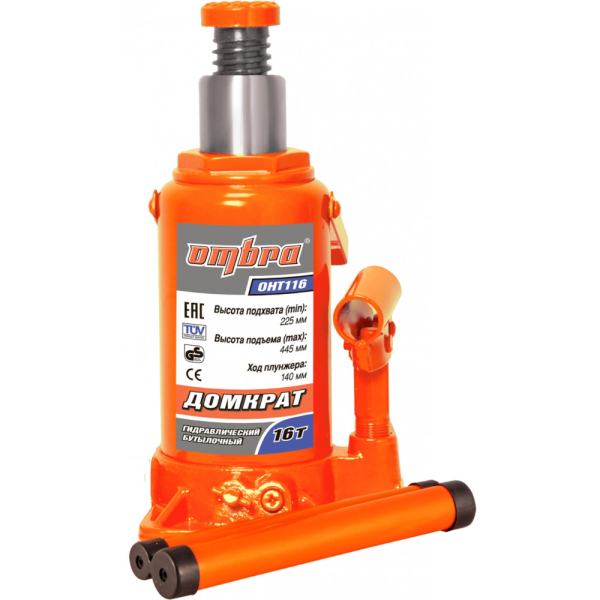 Домкрат OMBRA гидравлический профессиональный 16 т   OHT116