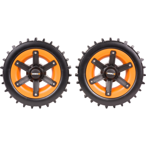 Комплект колес WORX для газонокосилок-роботов с шипованным протектором WA0952