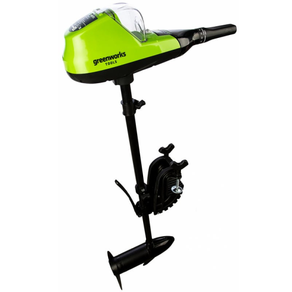 Мотор лодочный GREENWORKS G40TM55 40В 55lbs   9000207