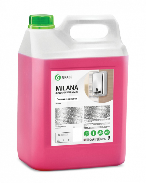 Мыло жидкое GRASS Спелая черешня 5л   126405