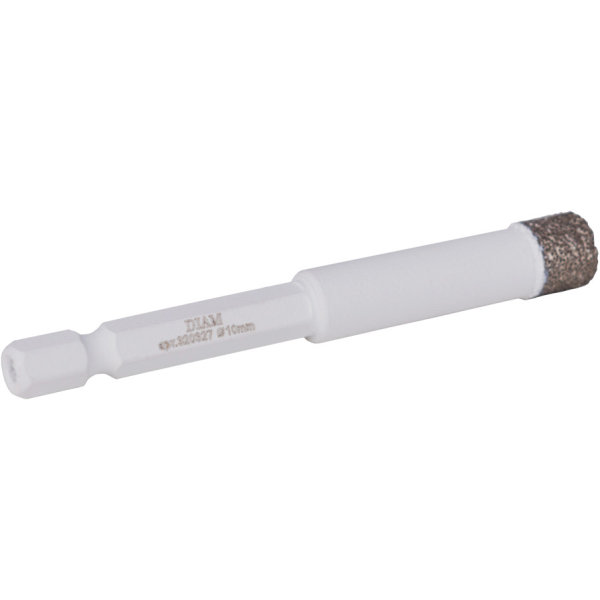 Сверло алмазное DIAM HEX-E Extra Line V-TECH 10x35x1/4 по керамике   320327