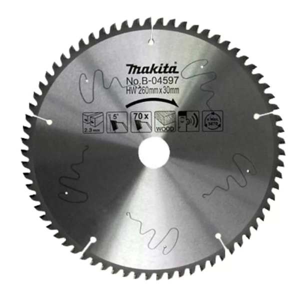 Диск п/п Makita 260*30*70 Standart   (B-04597)