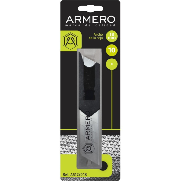 Лезвие ARMERO сегментное 18мм (10 шт.)     A512/018