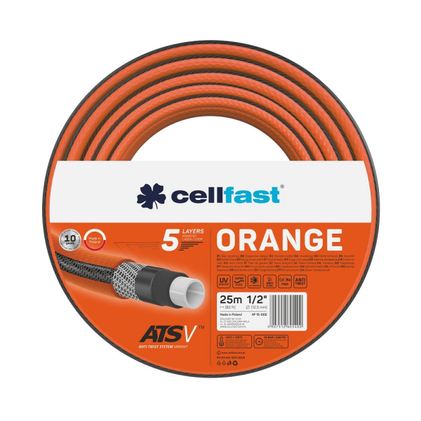 Шланг CELLFAST ORANGE 3/4'' 25 м