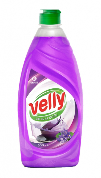 Средство для мытья посуды GRASS "VELLY" бархатная фиалка 500мл   125383