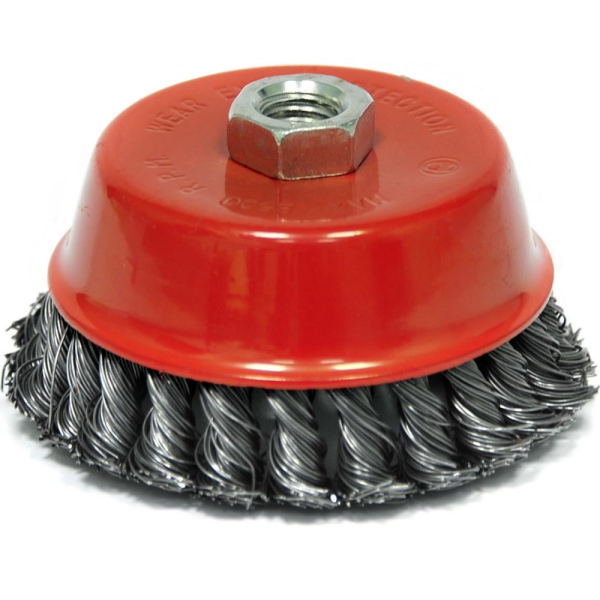 Щетка ELITECH чашечная крученая для УШМ 100мм