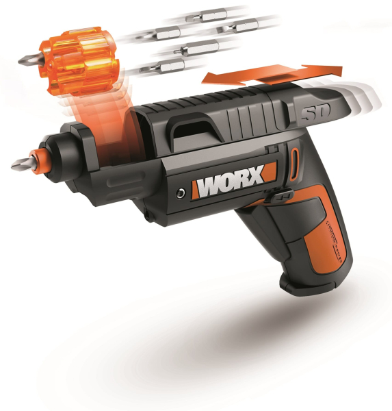 Отвертка аккумуляторная WORX WX254.4 SD Slide Driver 4V