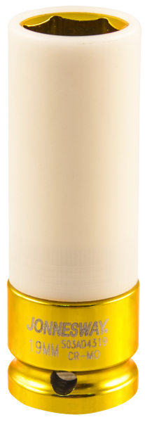 Головка торцевая JONNESWAY удлиненная тонкостенная 1/2"DR 19мм