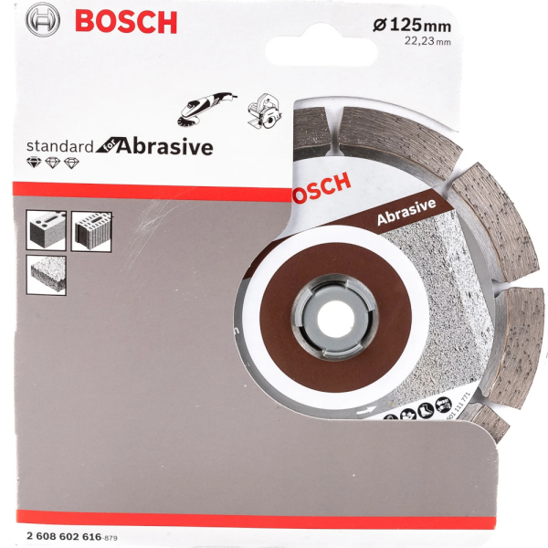 Диск алмазный BOSCH Abrasive 125*22.2 сегмент   2.608.602.616