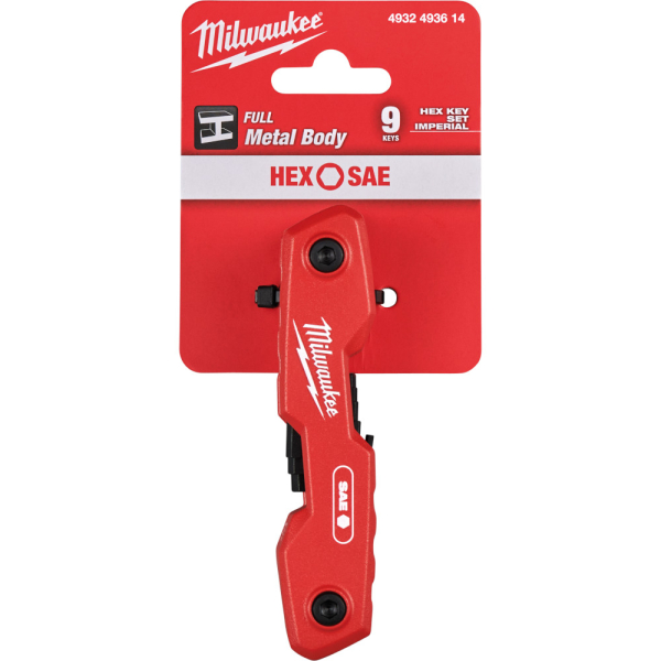 Набор ключей складных Milwaukee HEX 5/64"-1/4" 9шт