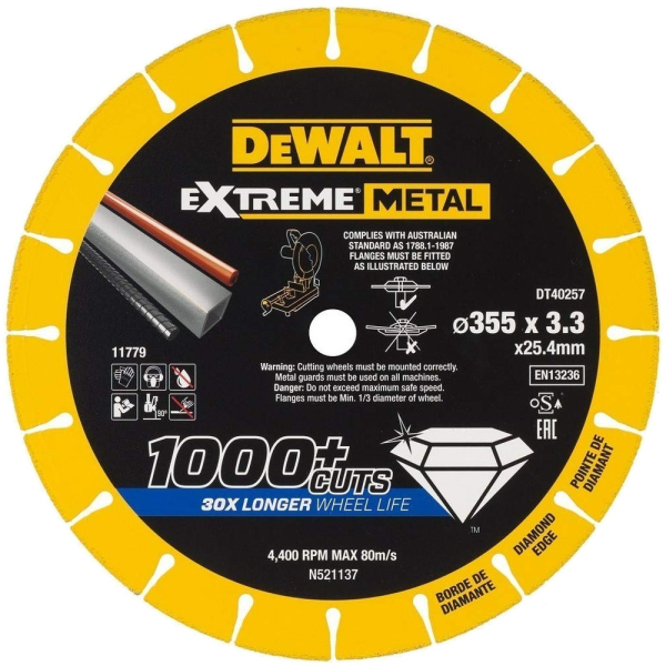 Диск алмазный DEWALT DT 40257 355*25 мм сегмент