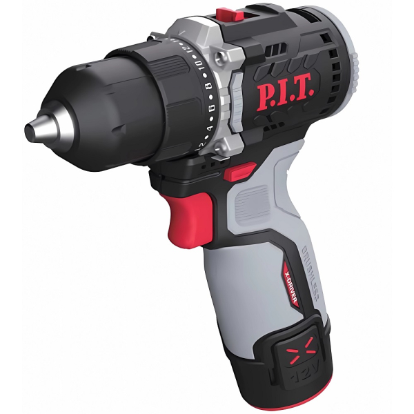 Дрель аккумуляторная P.I.T. PBM12K-10B/1 X-DRIVER