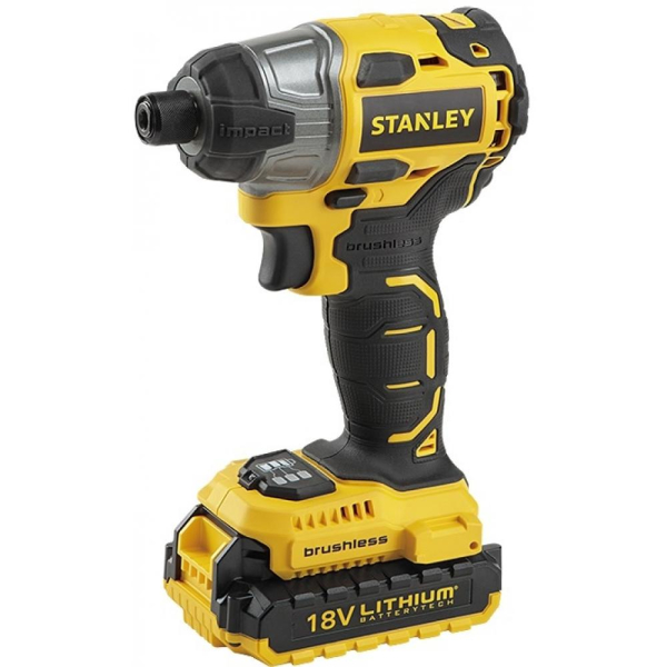 Шуруповерт аккумуляторный STANLEY SBI 201 D2K