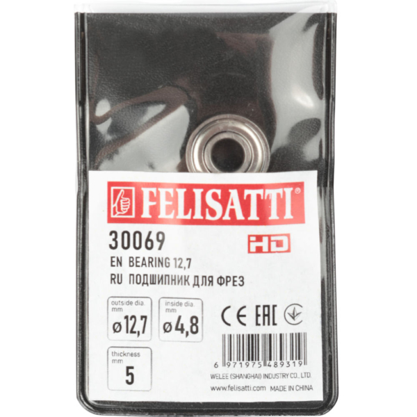 Подшипник FELISATTI д/фрез 12,7х4,8х5мм   30069