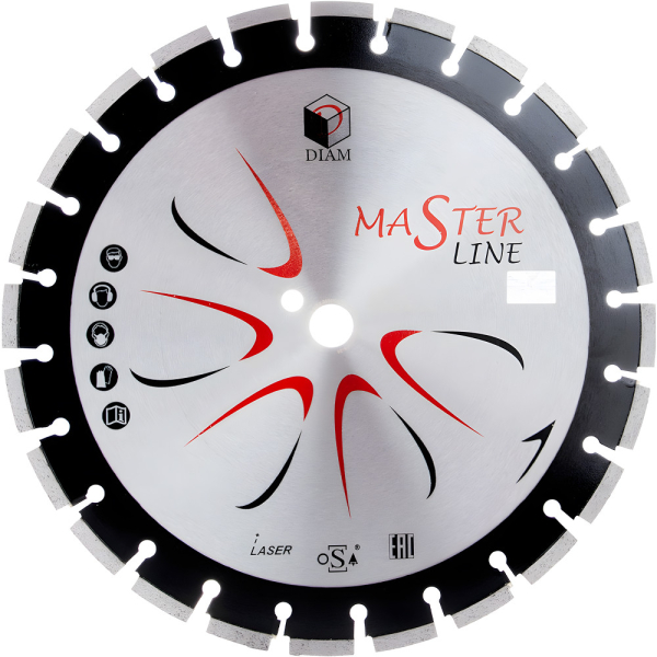 Диск алмазный DIAM MASTERLINE 400*25,4 мм сегмент 000528
