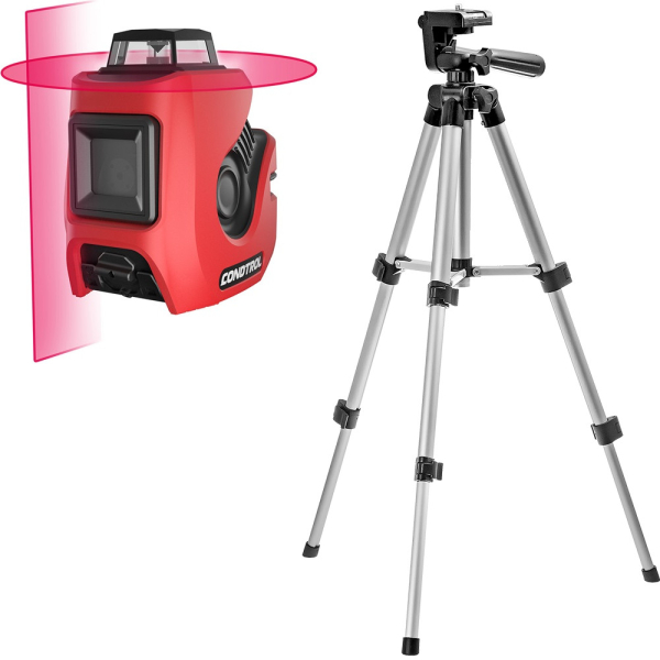 Лазерный уровень CONDTROL NEO X1-360+Штатив H65 с элевационной головкой универсал.   1-2-350