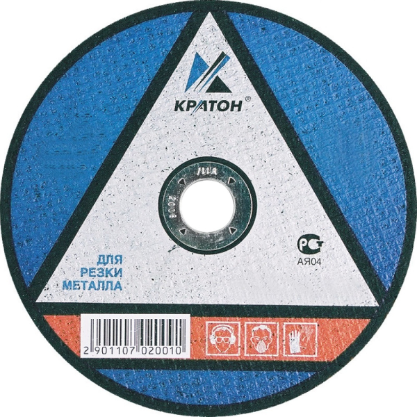 Круг отрезной по металлу КРАТОН А24TBF 180x22,2x2,5мм
