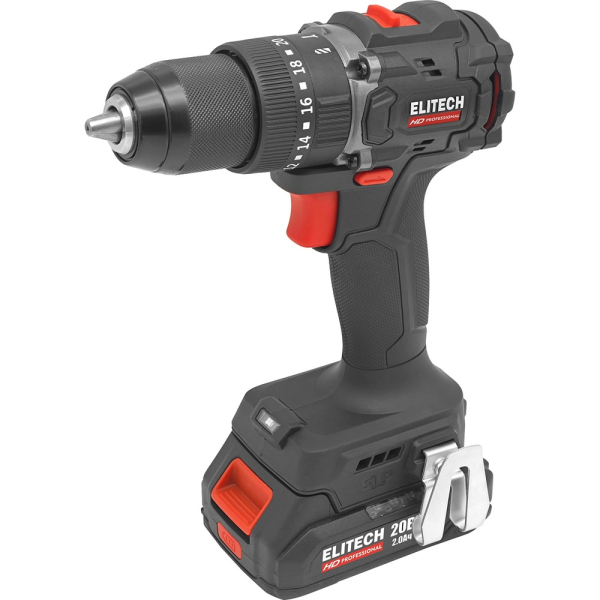 Дрель аккумуляторная ELITECH CD 20ISL2 (E2201.041.01)