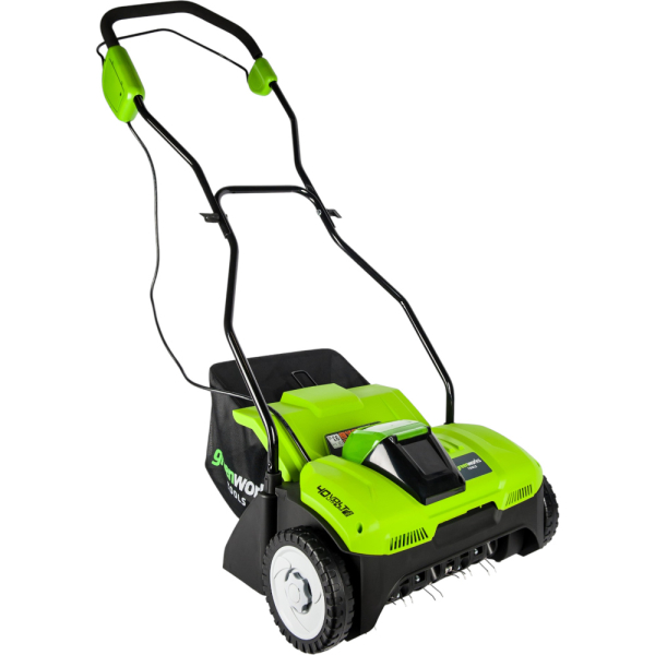 Аэратор GREENWORKS аккумуляторный 40V, без АКБ и ЗУ