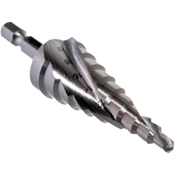 Сверло ступенчатое Makita HSS ф 4-20мм, 1/4"   D-40157