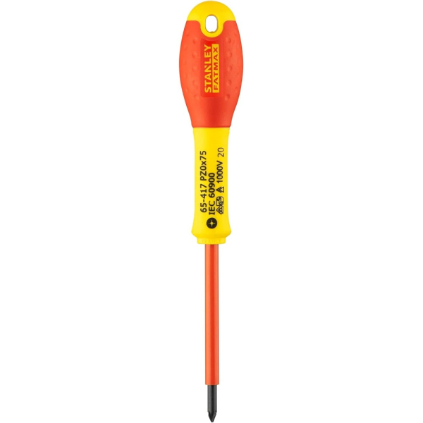 Отвертка электрика STANLEY FATMAX 1000B шлиц Pozidriv 0x75мм     0-65-417