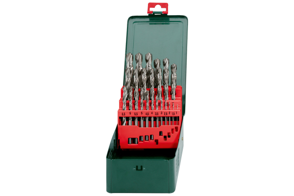 Набор сверл Metabo HSS-G по металлу 25 шт   (27154)