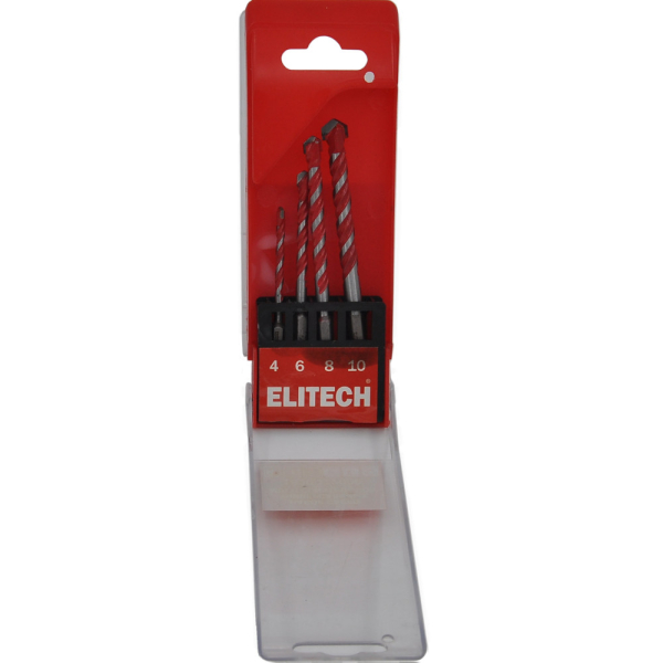 Набор сверл ELITECH Multi Construction 4 шт.   1820.172000