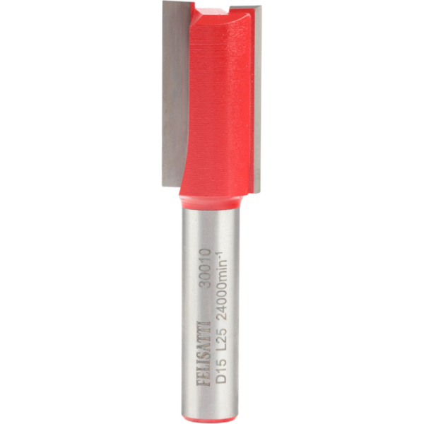 Фреза пазовая прямая FELISATTI 15х25мм хвостовик 8мм   30010