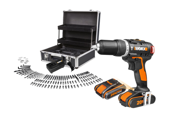 Дрель аккумуляторная WORX WX367.1 20V 2,0Ач кейс