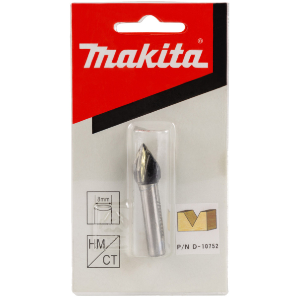 Фреза Makita V-образная 12,7*15,9*8*32*2Т   D-10752
