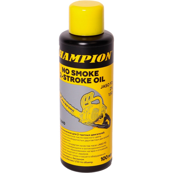 Масло CHAMPION 2-х тактное JASO FD полусинтетика 0,1л   952840