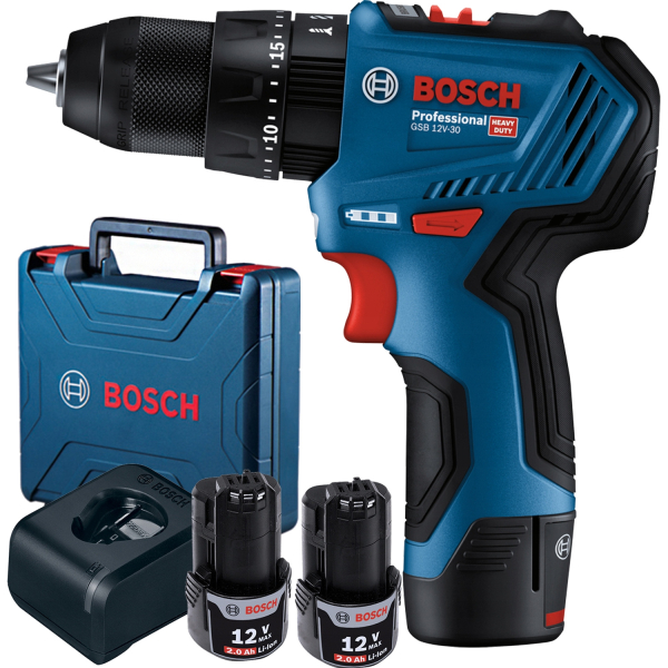 Дрель аккумуляторная BOSCH GSB 12V-30    0.601.9G9.120