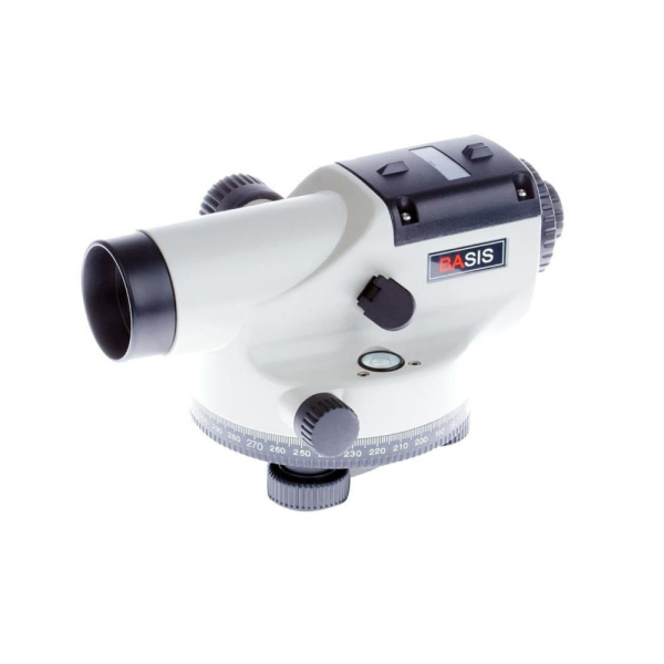 Оптический нивелир ADA Basis с поверкой + рейка нивелирная STAFF 3 + штатив алюминиевый Light