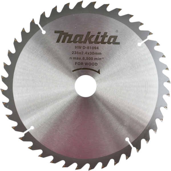 Диск п/п Makita 235*30/25*2.4/1.6*40T   (D-81094)