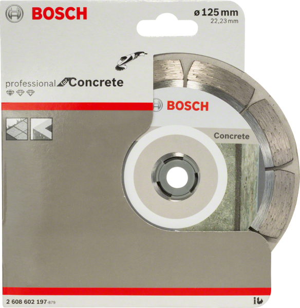 Диск алмазный BOSCH Concrete 125*22.2 сегмент   2.608.602.197