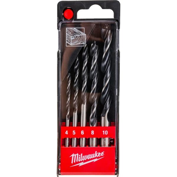 Набор сверл Milwaukee по дереву трехточечные