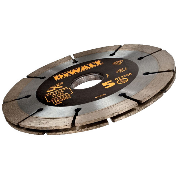 Диск алмазный DEWALT  DT 3758 125х22.2 мм сегмент