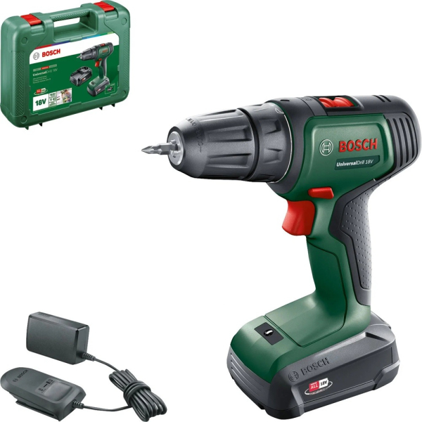 Дрель аккумуляторная BOSCH Universaldrill 18V   0.603.9D4.005