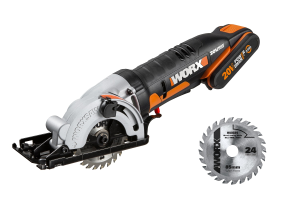 Пила дисковая аккумуляторная WORX WX527.9 20V без акк и з/у