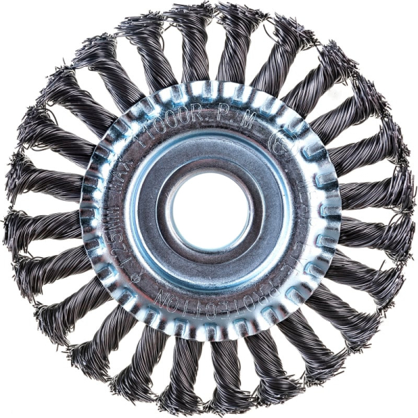 Щетка ELITECH плоская крученая для УШМ 125мм