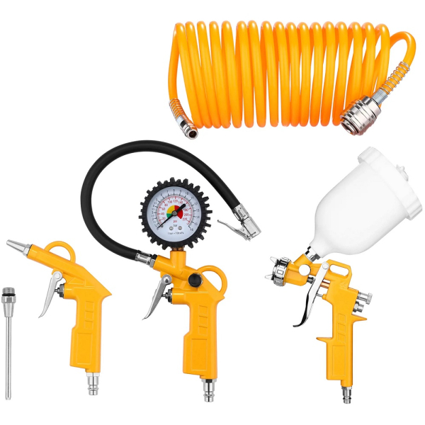 Набор пневмоинструмента DEKO DKPT04 4 предмета   018-0916